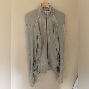 Lululemon acid wash zip up jacket
